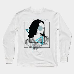 Smiling through it all version 4 Long Sleeve T-Shirt